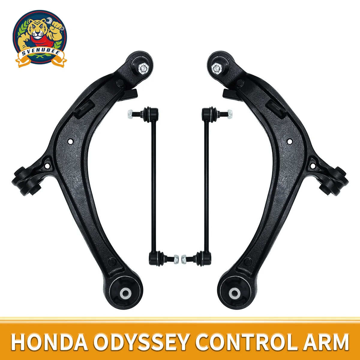 Svenubee4pcsFrontLowerControlArmSuspensionsSwayBarLinksKits