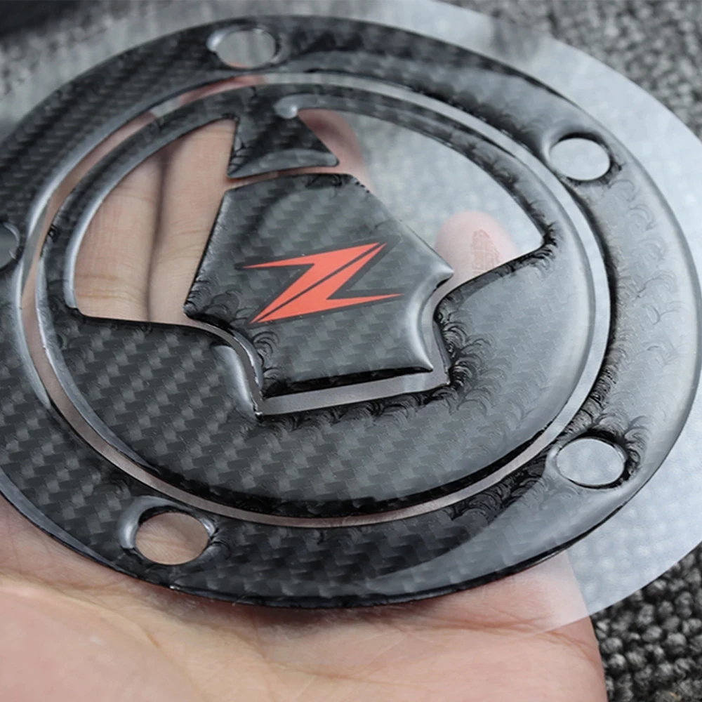 Carbon Fiber Tank Pad Gas Cap Decal Protector Cover For Ninja ZX6R ZX10R Z1000 Z1000SX Z800 Z750 Z650 ER6N VN650