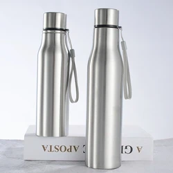 Durable Stainless Steel Sport Water Bottle, Single - Layer Metal Flask (1000ML)
