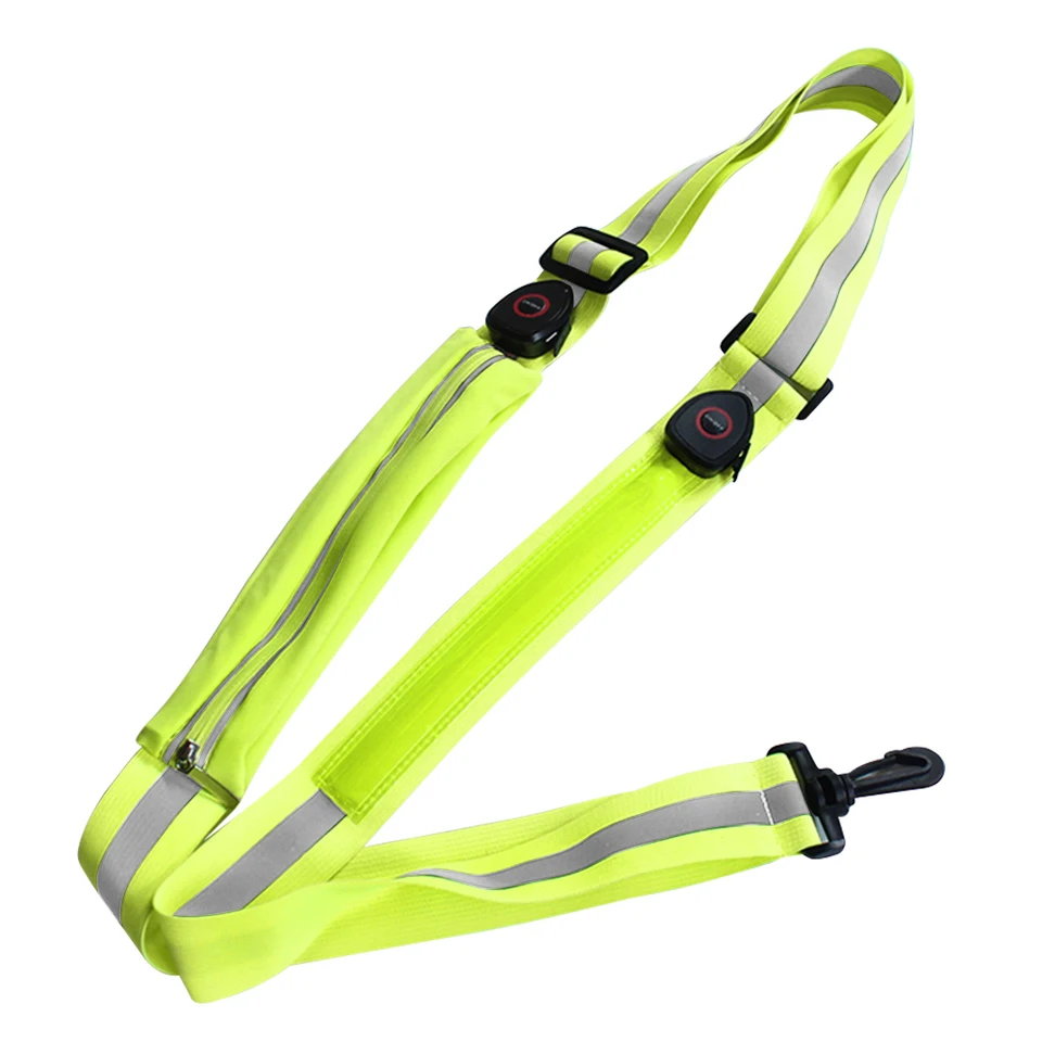 USB Rechargeable LED Reflective Jogging Belt
