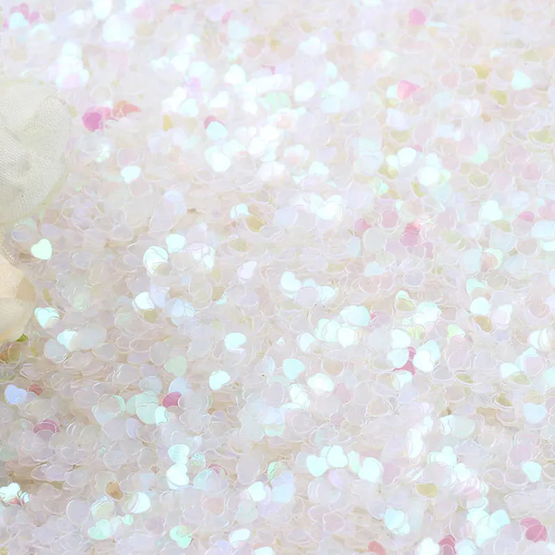 10g/20g/50g/ Nagelpailletten, einfarbige Herz-Pailletten, Pailletten für Nagelkunst, Hochzeitsdekor-Konfetti, Herz-Pailletten für Nagelkunst – Detail 12