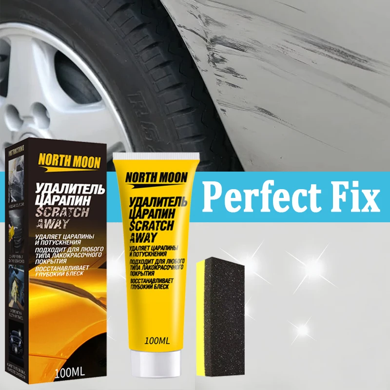 adams detailing 100ml Car Styling Car Scratch Repair Polishing Wax Anti Scratch Cream Paint Cleaner Polishes Care Set Car Cleaning Wash Tools best wax for black cars