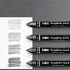 HB/2B/4B/6B Woodless Hexagonal Graphite Stick Pencil Bold Black Charcoal Art Student Sketch Painting Graphite Pen Art Supplies 1