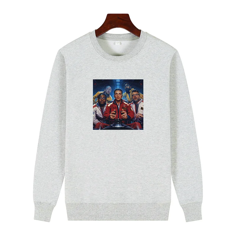 

Logic The Incredible True Story Album Art Fashion Classic Graphic Sweatshirts Round Neck And Velvet Hoodie Thick Sweater Hoodie