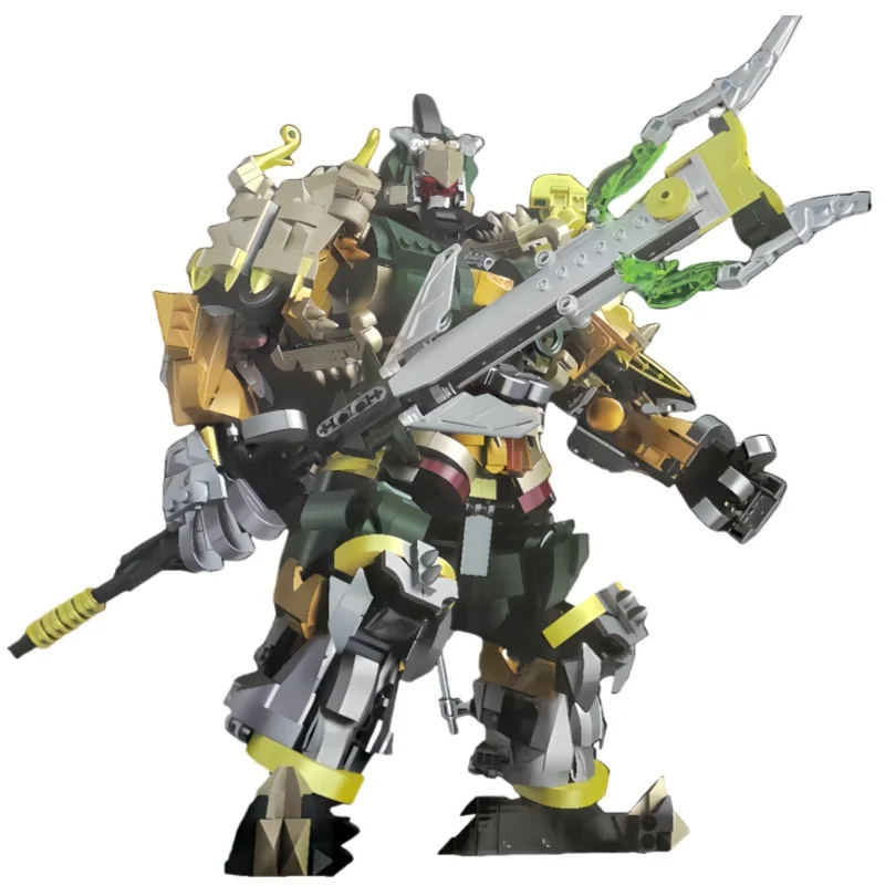 

The Latest Chinese Style Action Mecha Robot Model Three Kingdoms Hero Zhang Fei Assembled Building Blocks Children's Toys Gifts