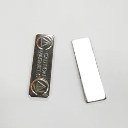 Magnetic Badge Clasps - Secure Fasteners for Name Tags, ID Cards, and Work Pins (10pcs style 1)
