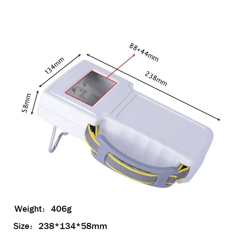 

238x134x58mm Portable Handheld Devices Plastic Shell Box Enclosures Plastic Electronics Instrument Housing Enclosure Control Box