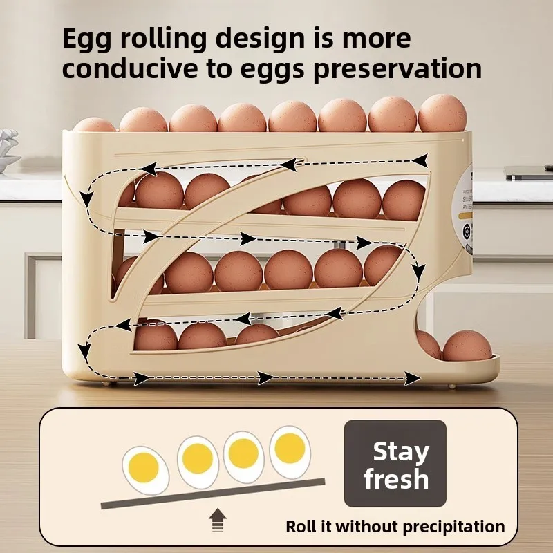Egg Storage Box Food Grade Refrigerator Organizer