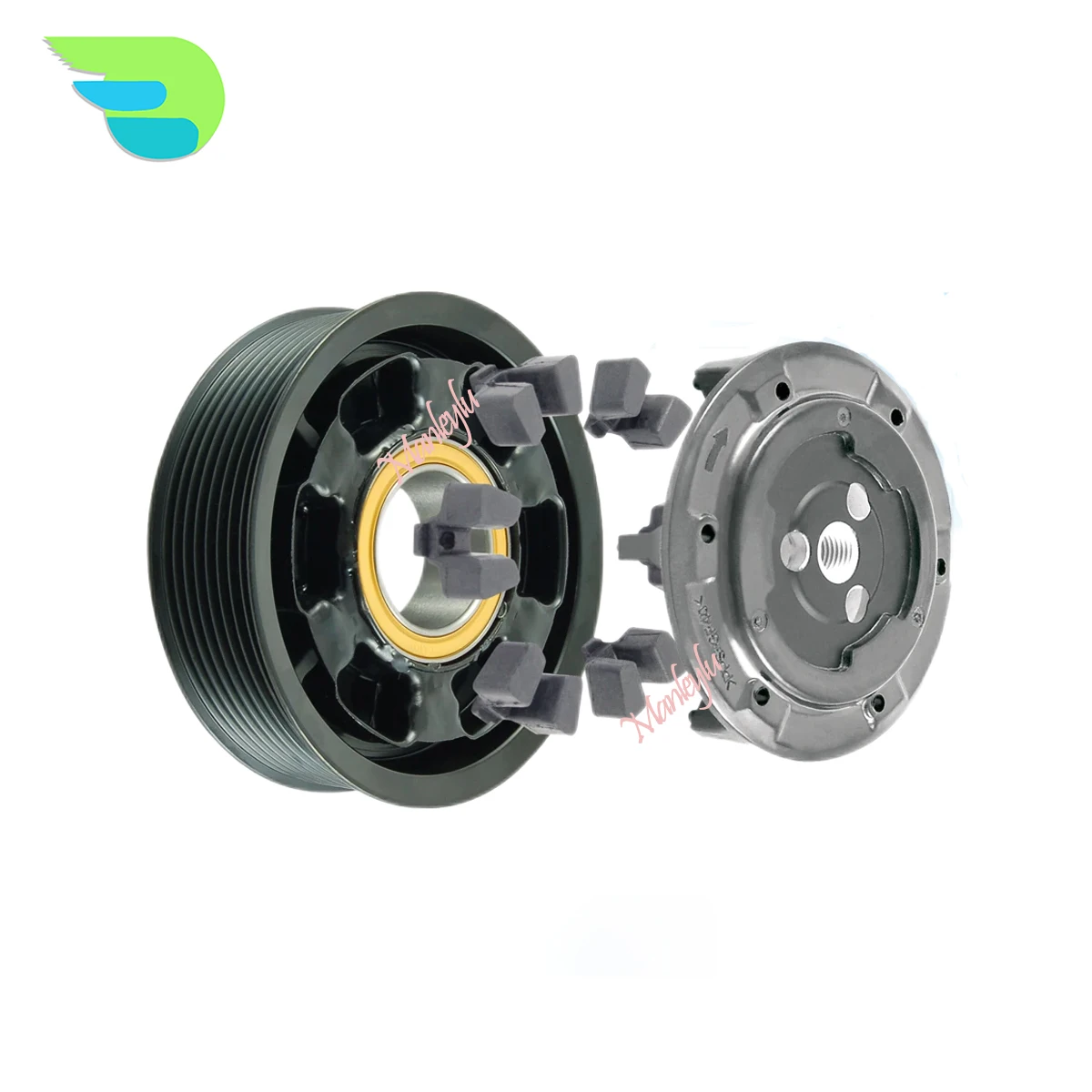 

LR018426 LR014536 BH2219D653CA AC Compressor Clutch Pulley 7SEU17C for ANGE ROVER SPORT LAND DISCOVERY LR3 2.7 3.6