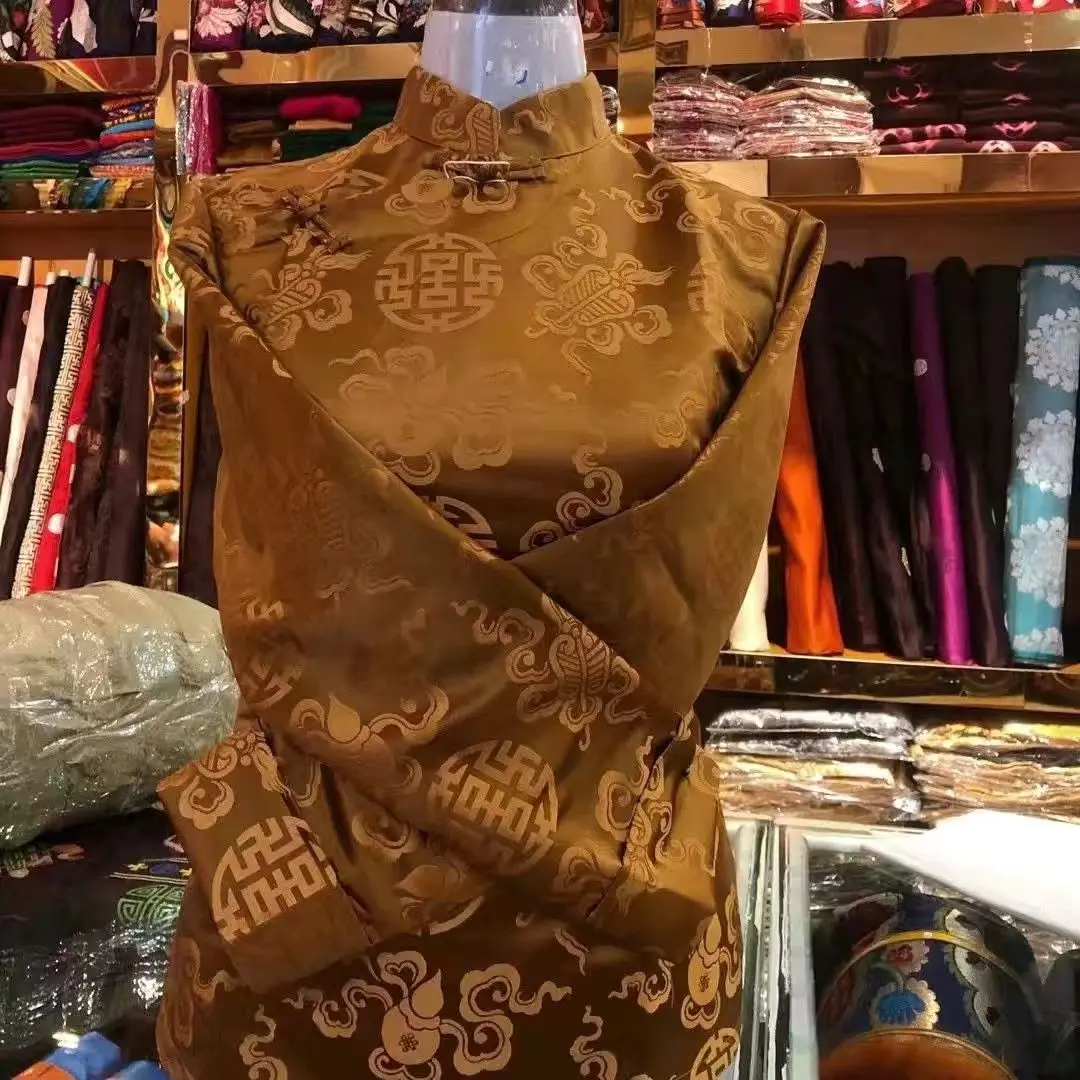 new Tibetan ethnic style performance Tibetan single-piece simple atmospheric shirt