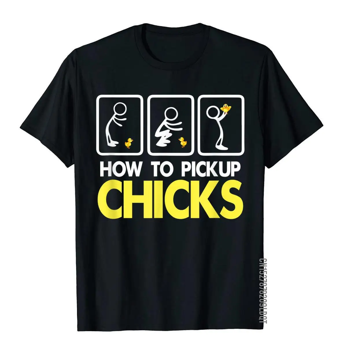 

How To Pick Up Chicks Shirt Cute Pick Chicks 101 T-Shirt Tops & Tees For Men Printing Top T-Shirts Casual Hip Hop Men's wear