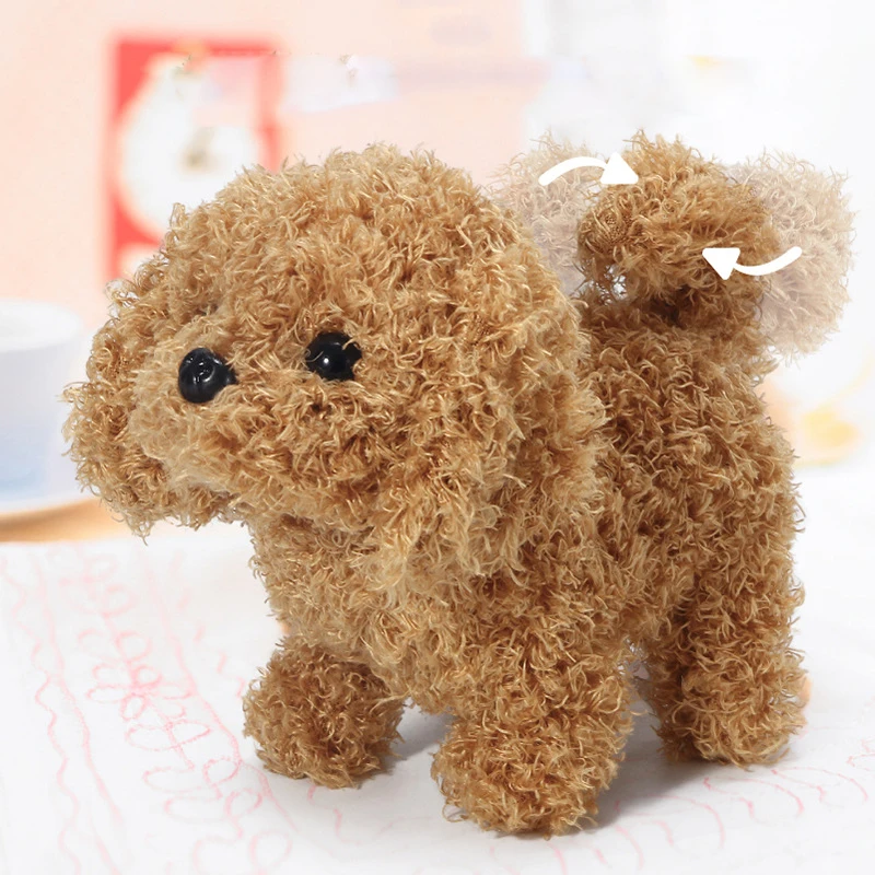 Kids Smart Interactive Plush Puppy Kids Electronic Toys Cute Robot Dog Walk Bark Jump Wag Tail Dog Toys for Baby Birthday Gift 4