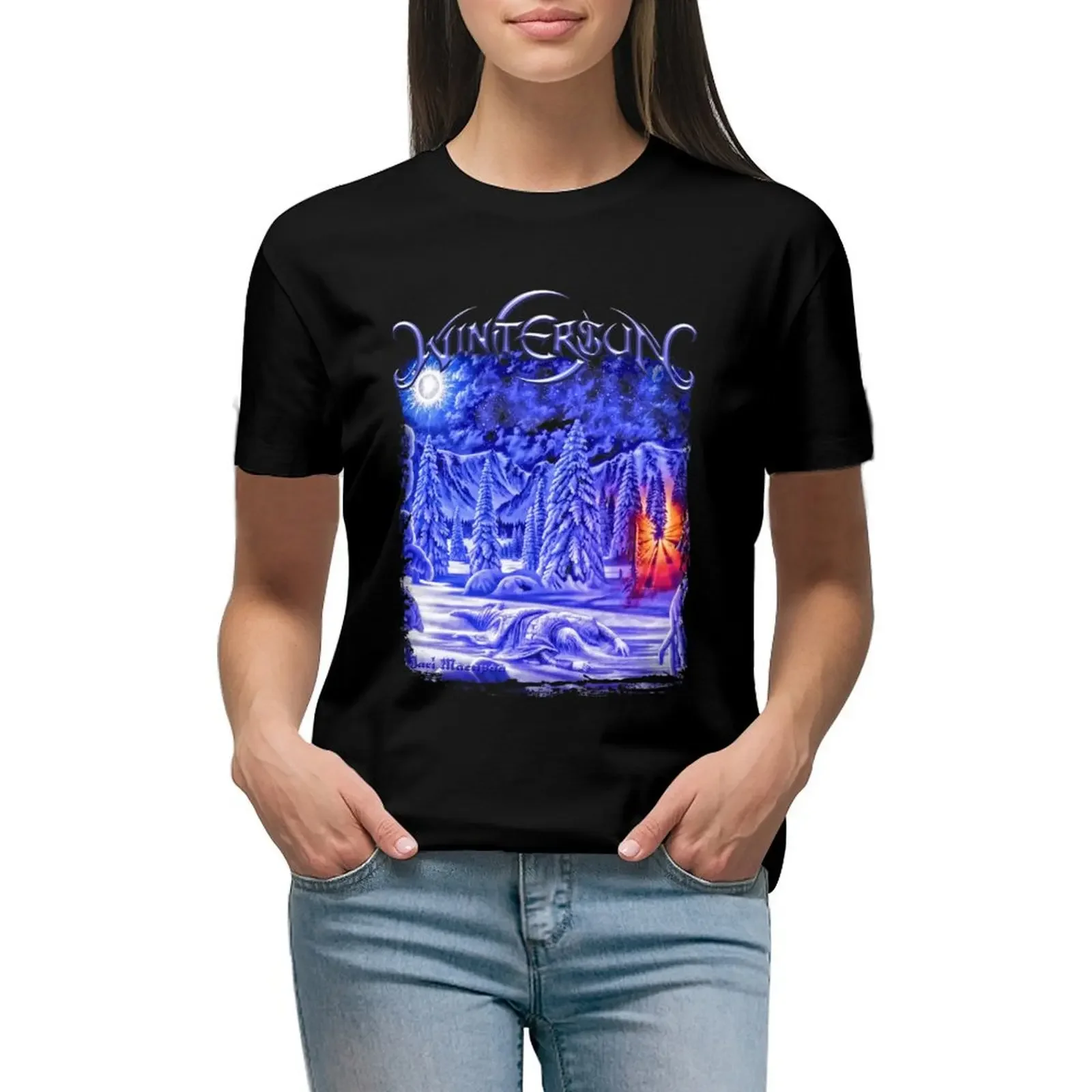 

Wintersun T-shirt tees female Blouse t shirts for Women graphic