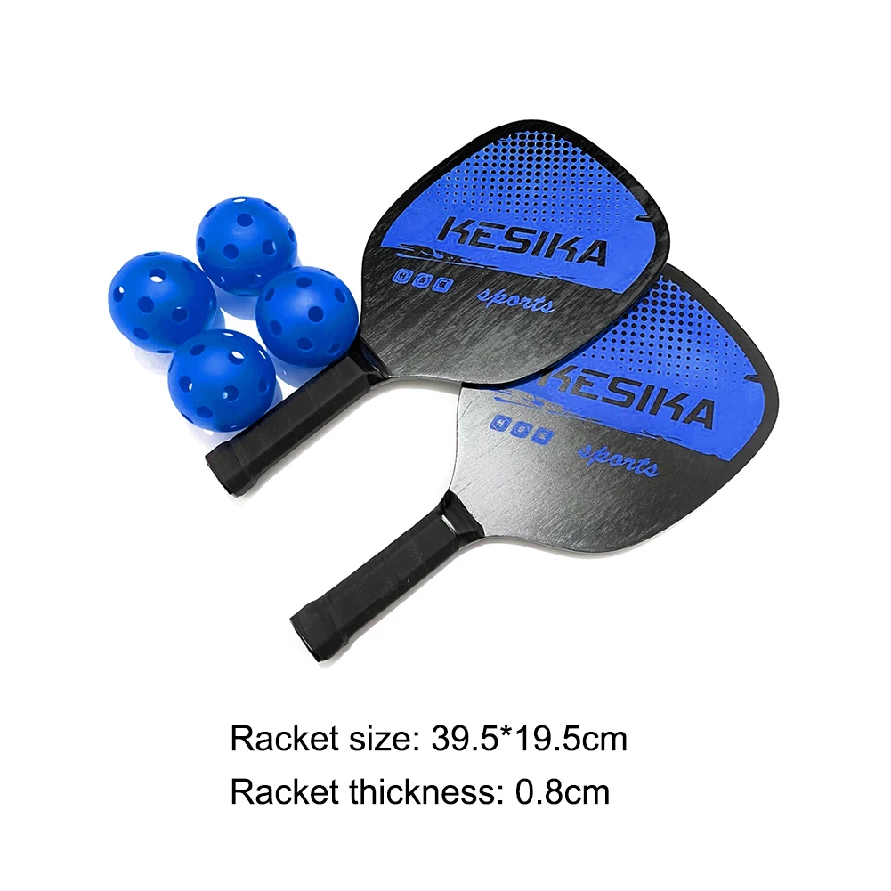 Pickleball Paddles Set Pickle Paddles Rackets Set Pickleball Balls Carrying Bag Men Women 4 Pickleballs Racquet Bag