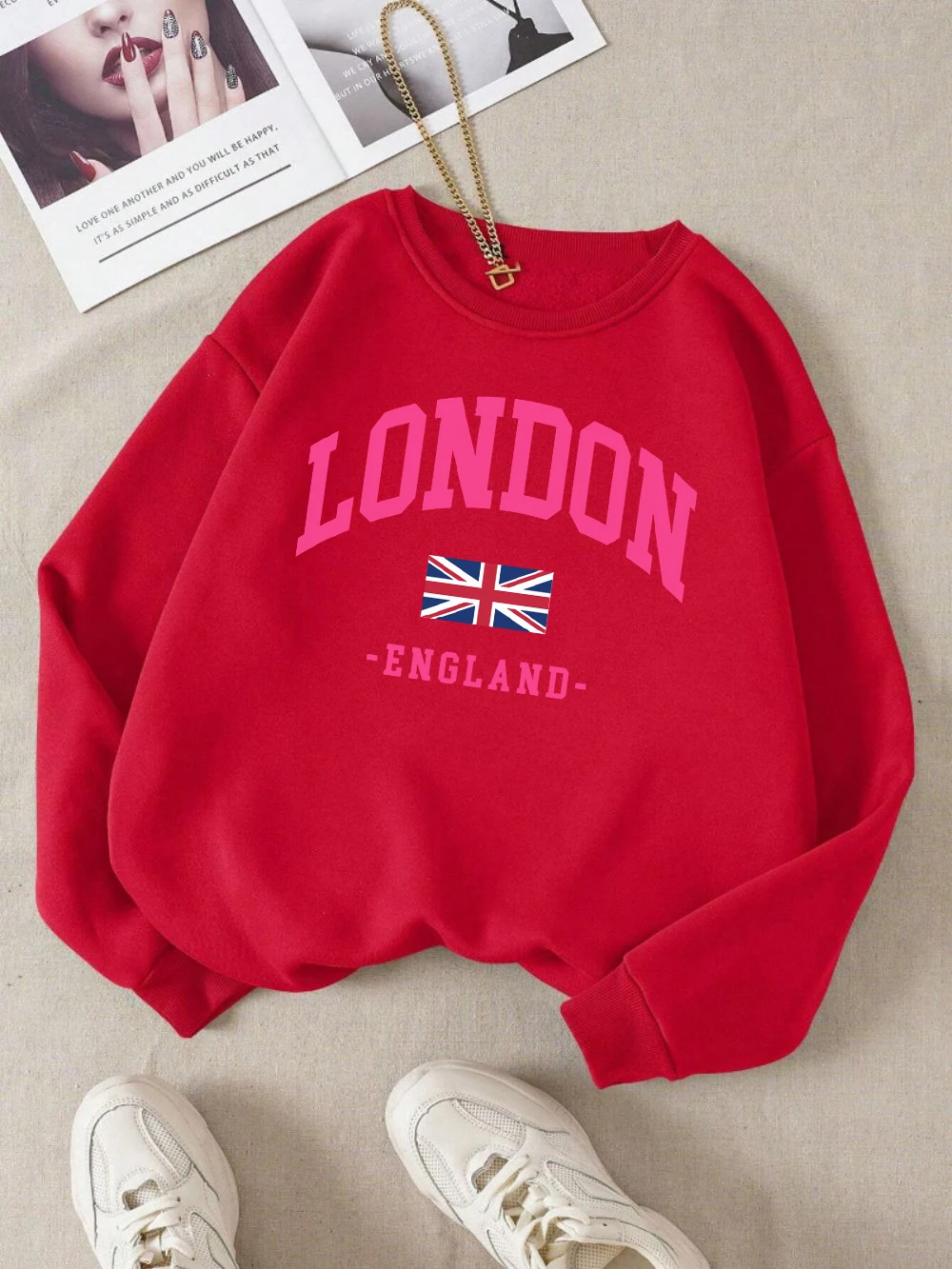    μ    Crewneck Sportswear Y2K     Ǯ ĳ־  Ƿ
