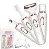4 in 1 Electric Razor for Women Shaver Lady Shaver Body Hair Trimmer for Armpit Bikini Arm Leg Face Mustache Portable Painless 1