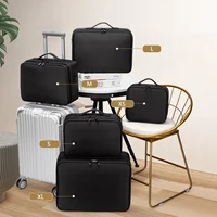 Three-layer Cosmetic Case Large Waterproof Oxford Cloth Manicure Makeup Toolbox,Travel Underwear Storage Box 2