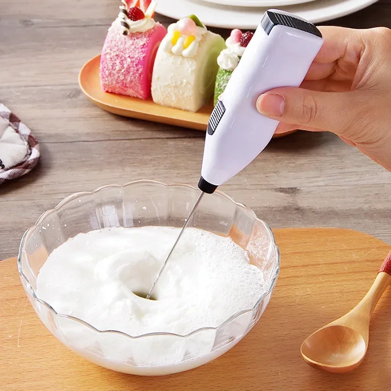 New Egg Beater Electric Handheld Rotary Egg Whisk Blender Easy Whisk Egg Mixer Stirrer for Milk Coffee Frother Cooking Tool