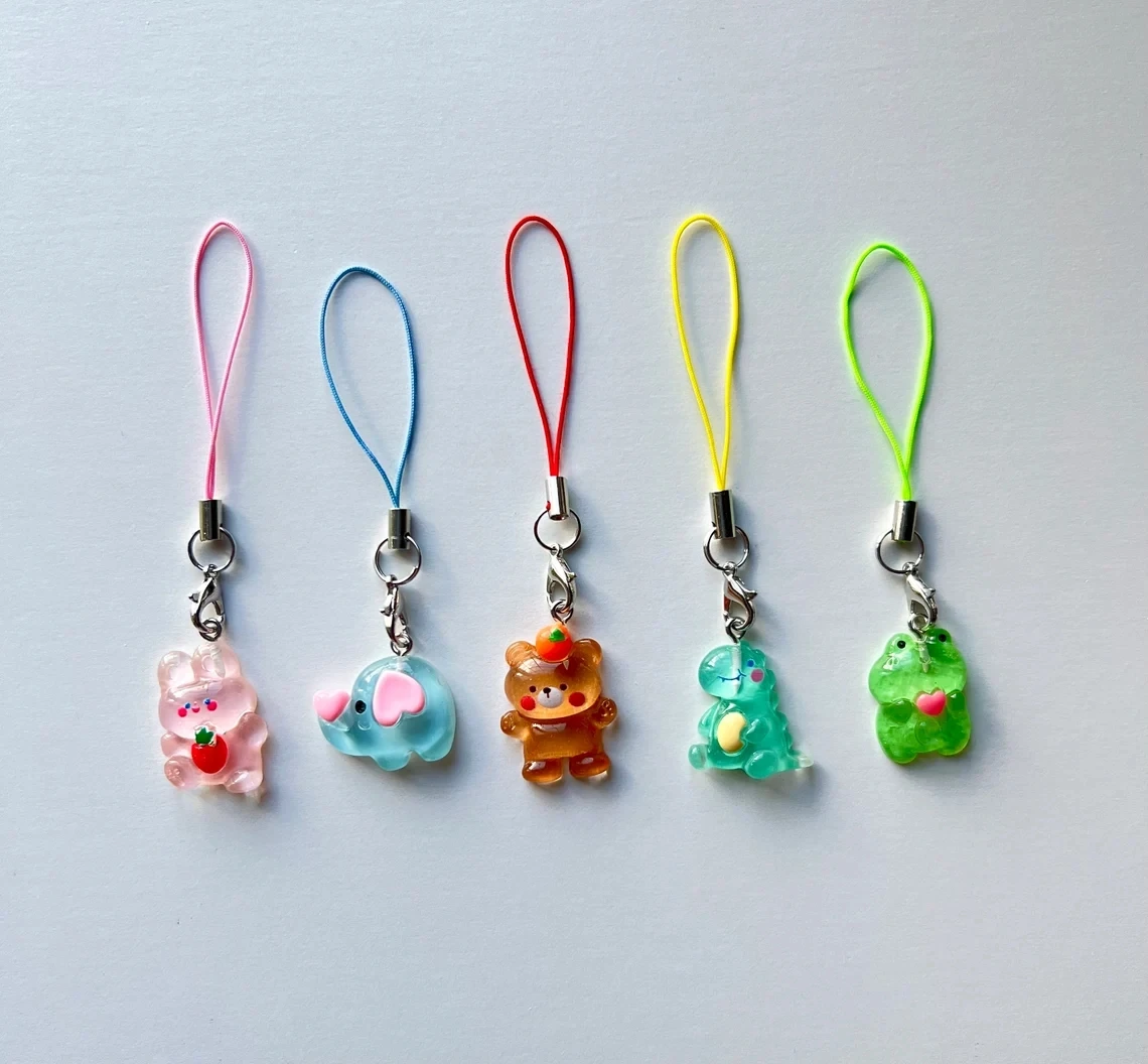 KawaiiAnimalCharmPhoneCharmTamagotchiCharmPhoneAccessoryKawaii