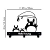 1pc Cute Totoro baby keychain wall-mounted coat rack keychain key hanger towel rack One Piece Cute Totoro Baby 2