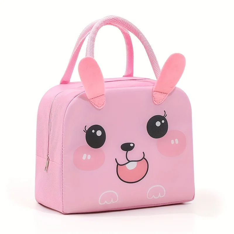 Kids Cartoon Lunch Bag Insulated Lunch Box for Boys Girls Keep Food Warm Cold Long Time Water-resistant Durable Toddler Daycare 6