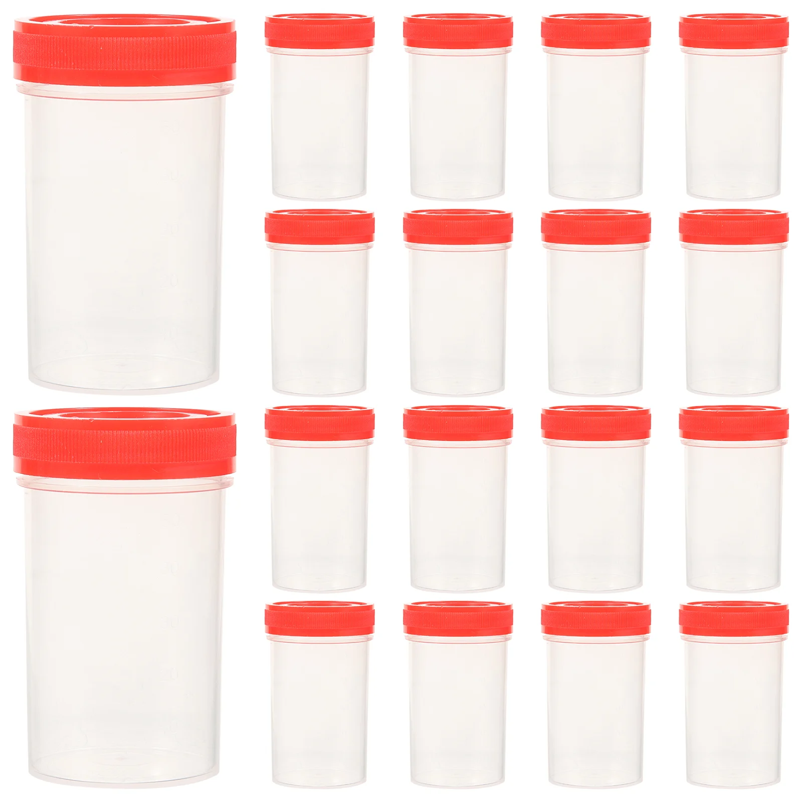 

25 шт., винтовые крышки для образцов мочи