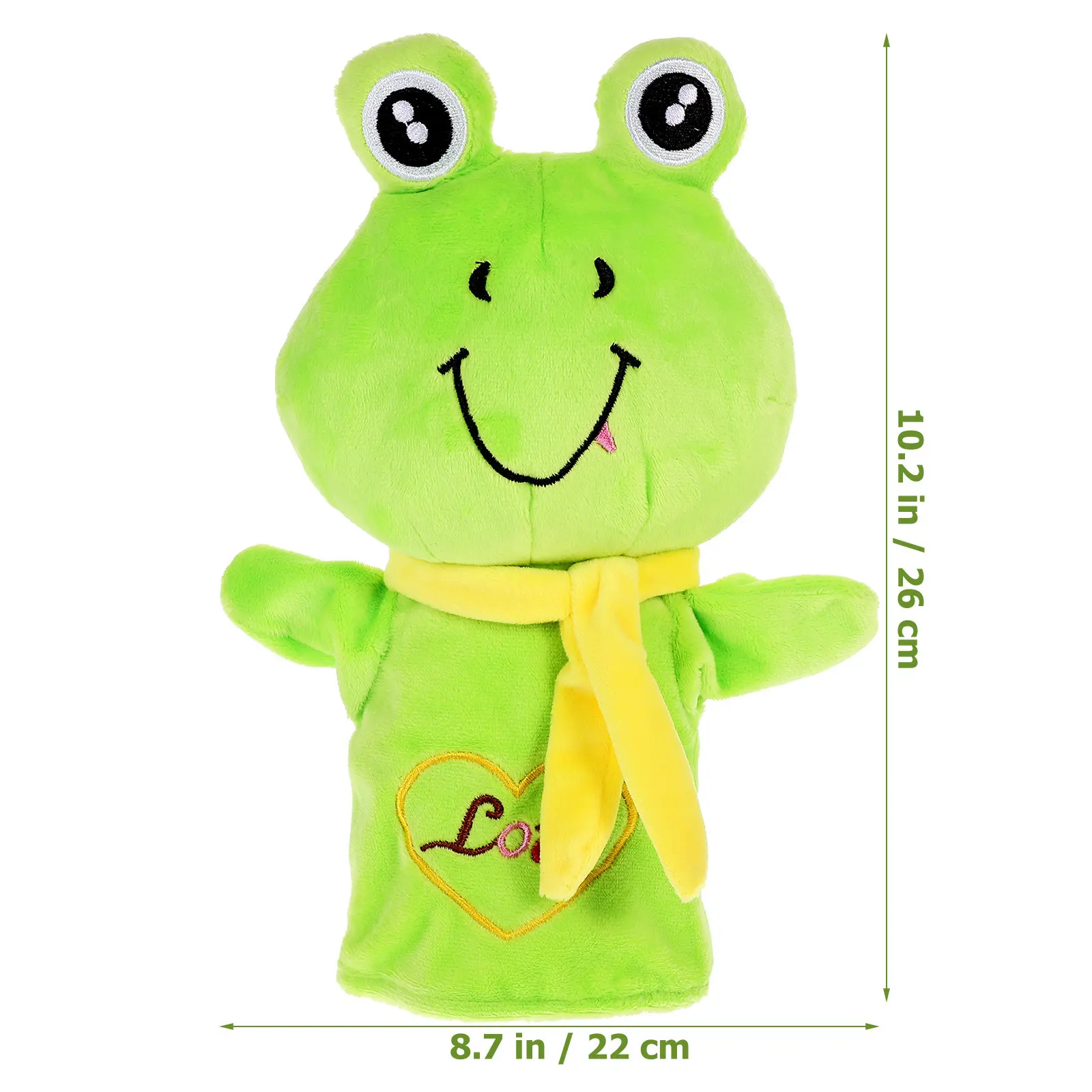 개구리 손인형 귀여운 동물 인형 장 어린이용 대화형 스토리텔링 소품 어린이 논리적 사고 능력 개발