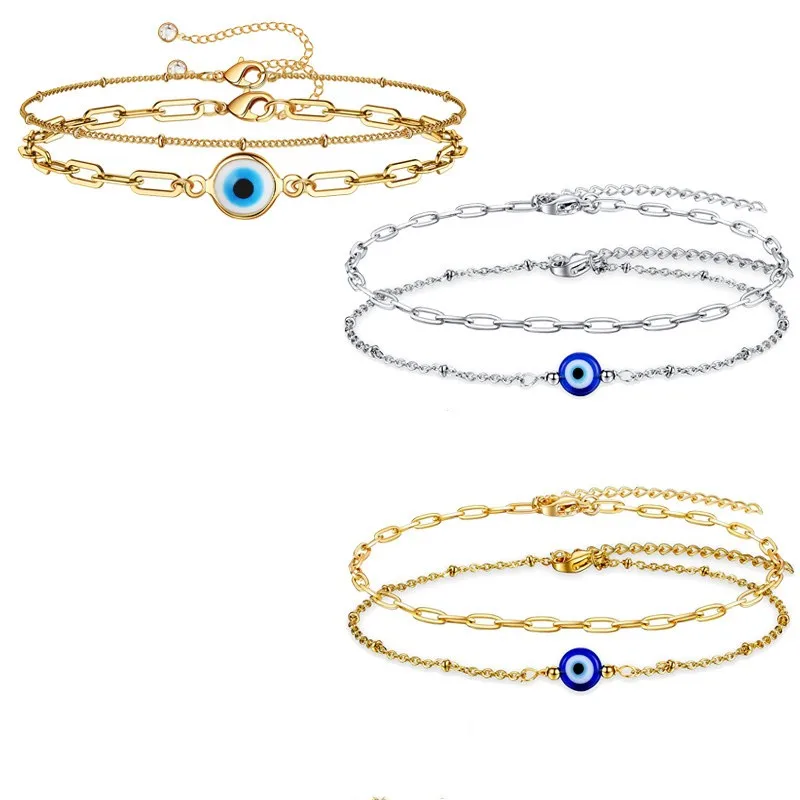Bracciale occhio turco blu per uomo e donna gioiello portafortuna_voghion.com