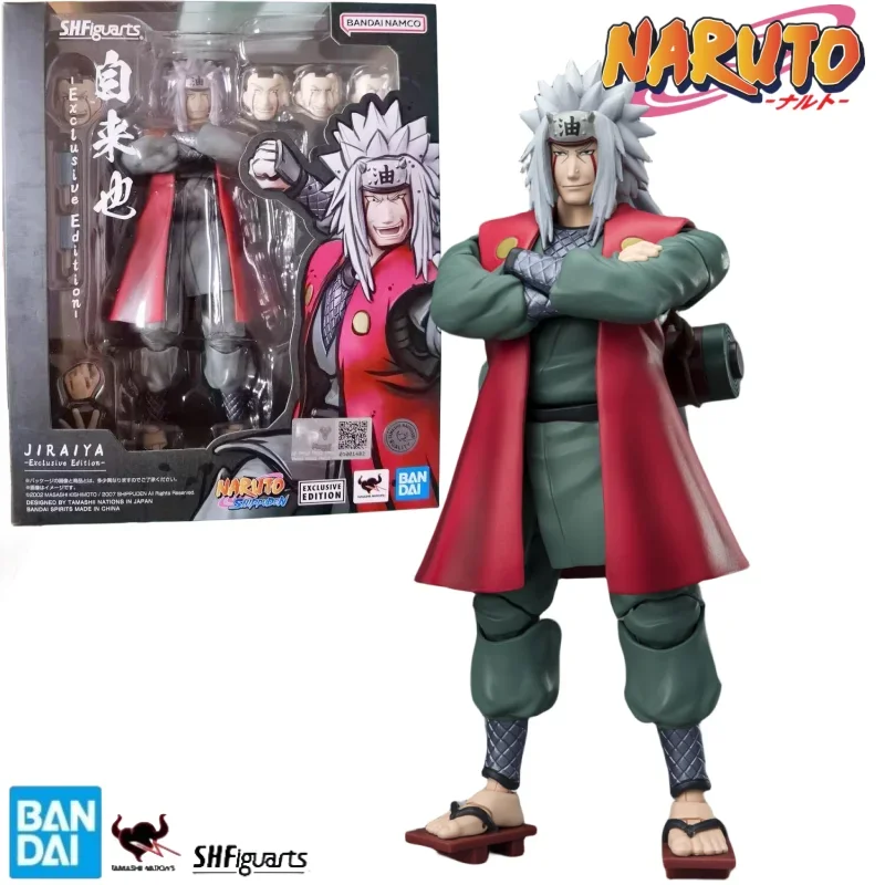 

Bandai Оригинал S.H. Фигуртс Shf Naruto Jiraiya Sdcc Эксклюзивное Издание аниме экшн-фигурка комплект готовой модели