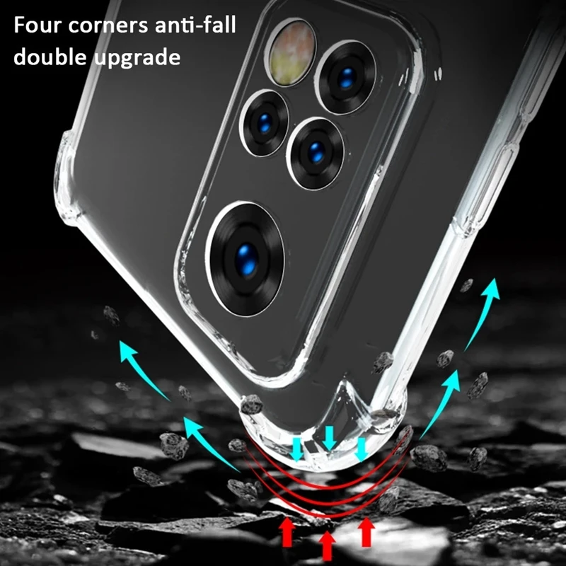 For Samsung Galaxy A25 Case Samsung A24 S24 Ultra S23 Plus A52 A52s A23 A32 A54 A15 A05 A05S Cover Silicone Protect Clear Cover