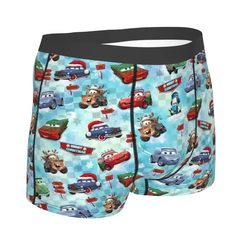 Custom Lightning McQueen Car Collage Boxers Shorts Men's Briefs Underwear Cool Underpants