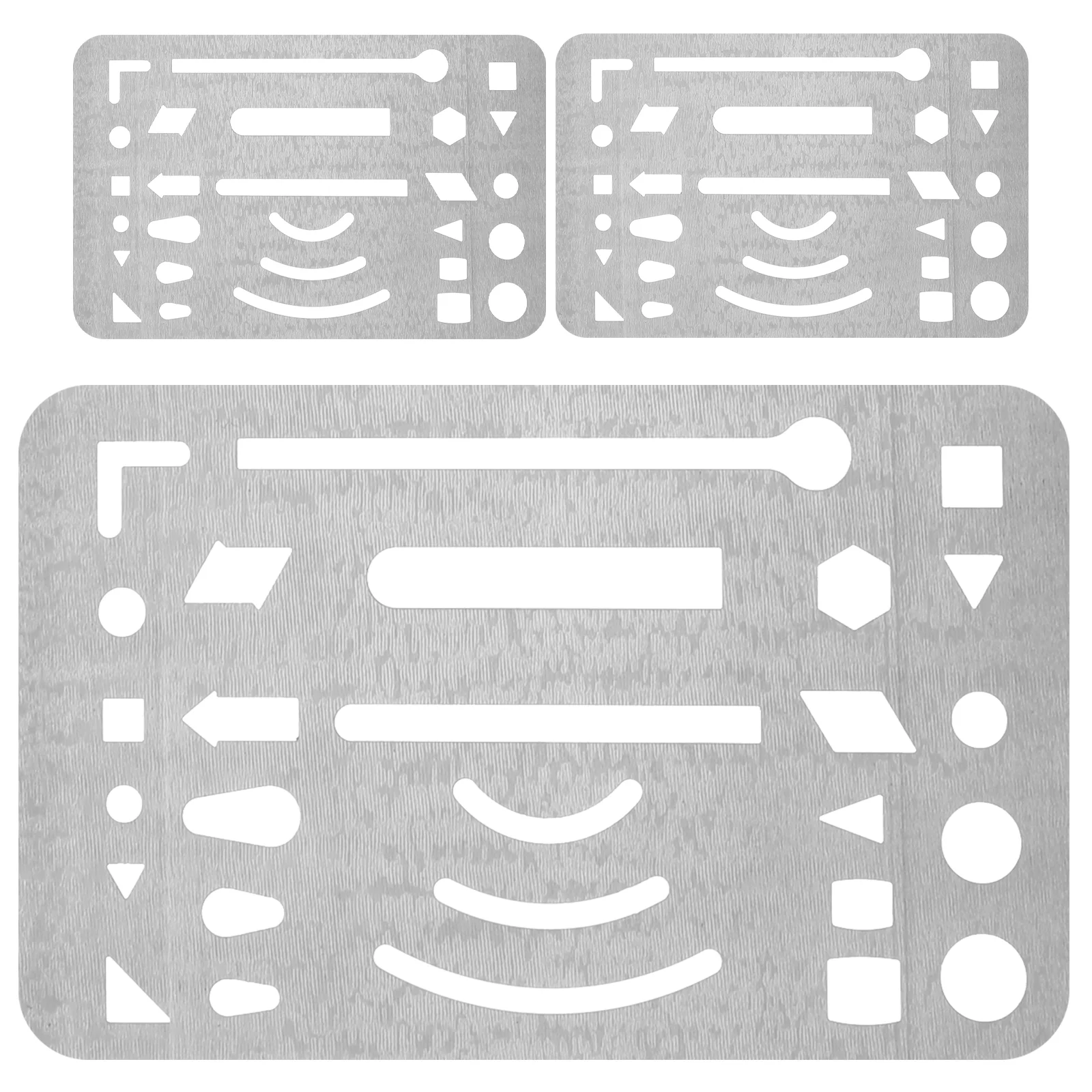

Erasing Template Bead Kits Drafting Erasing Tool Steel Sketching Templates Metal Geometric Template