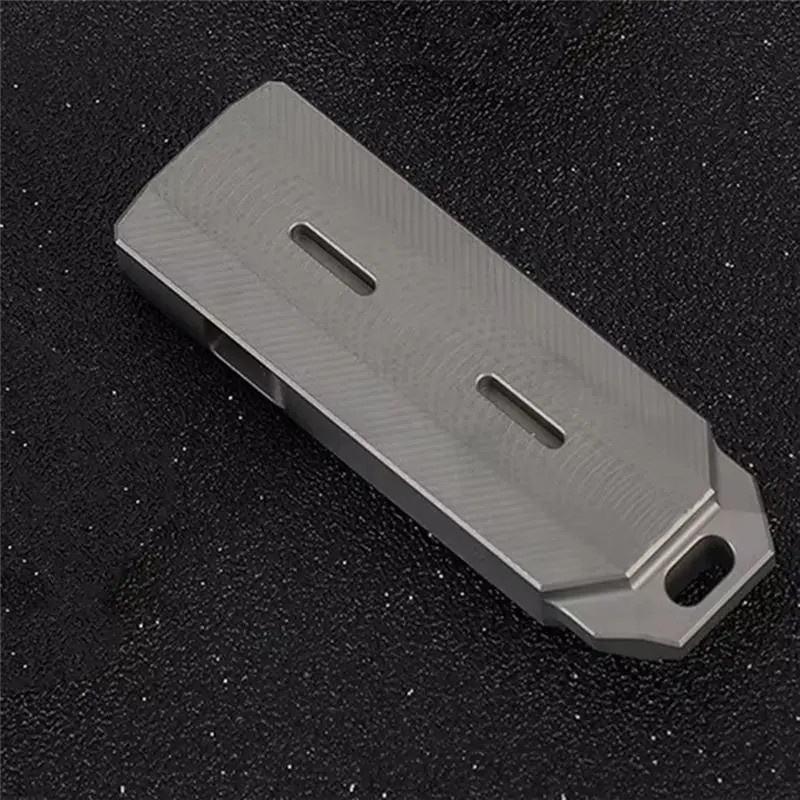 A69P-인기 EDC 금속 티타늄 합금 호루라기, 스포츠 심판용 이중 구멍 농구 호루라기, 야외 활동용