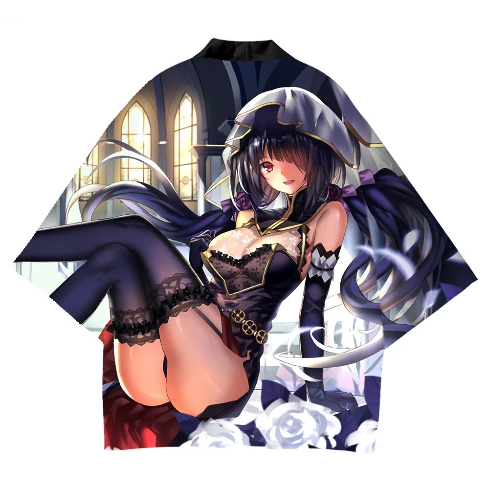 

Date A Live Tokisaki Kurumi Sexy Girls Male Yukata 3D Print Kimono Otaku Graphic Japanese Mangas Anime Harajuku For Men