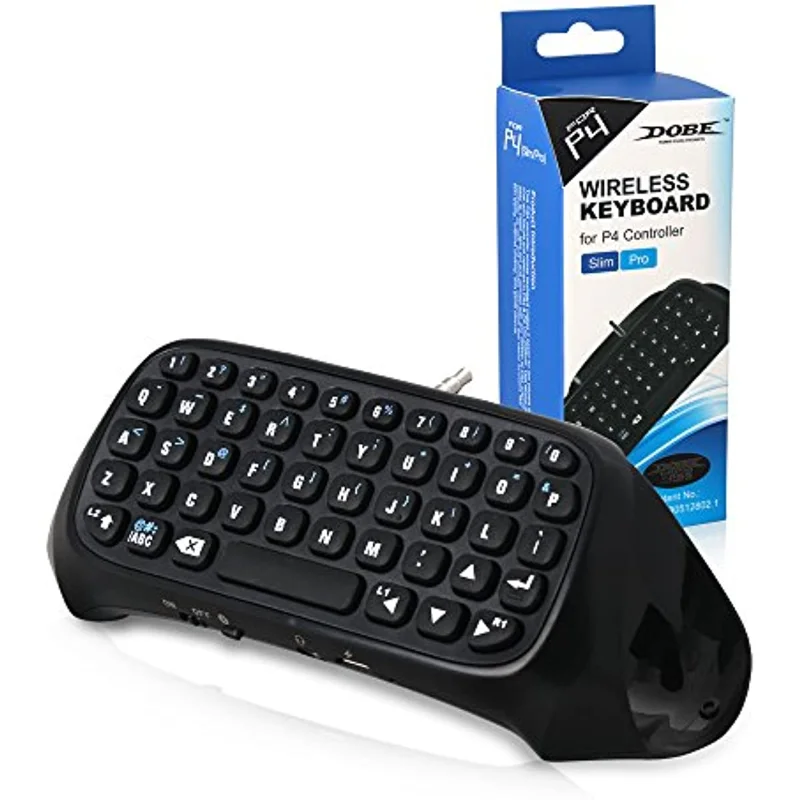 

PS4 Controller keyboard Wireless Mini Bluetooth Keyboard Gamepad Chatpad Message Keyboard for Playstation 4 Slim PS4