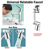 Rotatable Multifunctional Extension Faucet Aerator 1080 Degree Swivel Robotic Arm Water Filter Sink Water Tap Bubbler Sink Fit 5