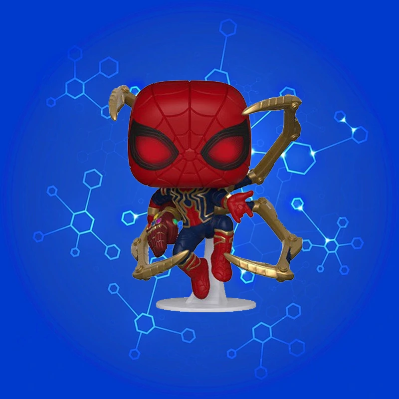 Figuras de acción de los vengadores, muñecos de vinilo de Iron Spider Man  con guantelete del infinito, modelo de colección, juguetes para niños,  regalo|Figuras de acción| - AliExpress