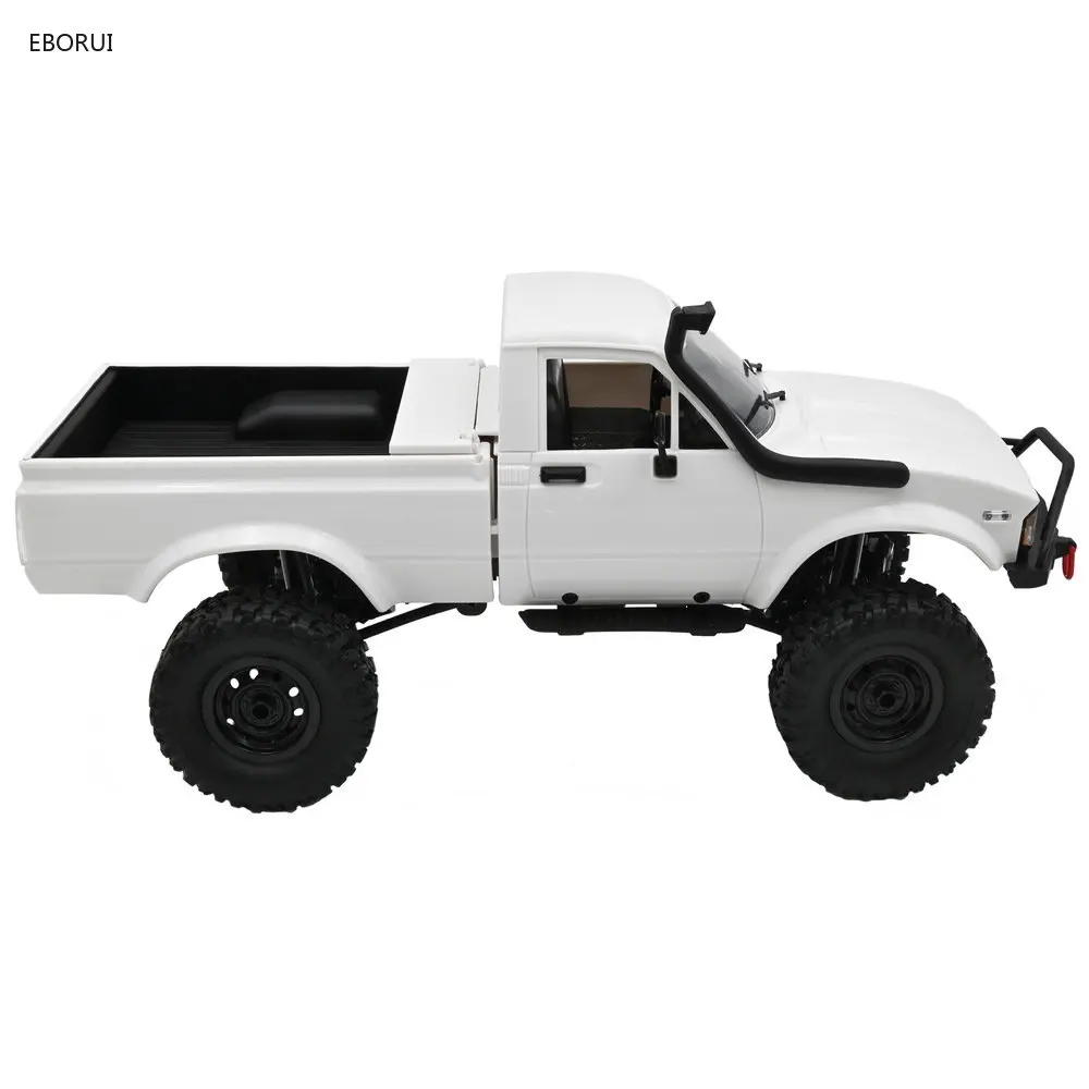 WPL C24-1 RC Truck 1:16 2.4GHz 4WD RC Car with Headlight Remote Control Crawler Off-road Pick-up Truck RTR Gift Toy for Kids 5