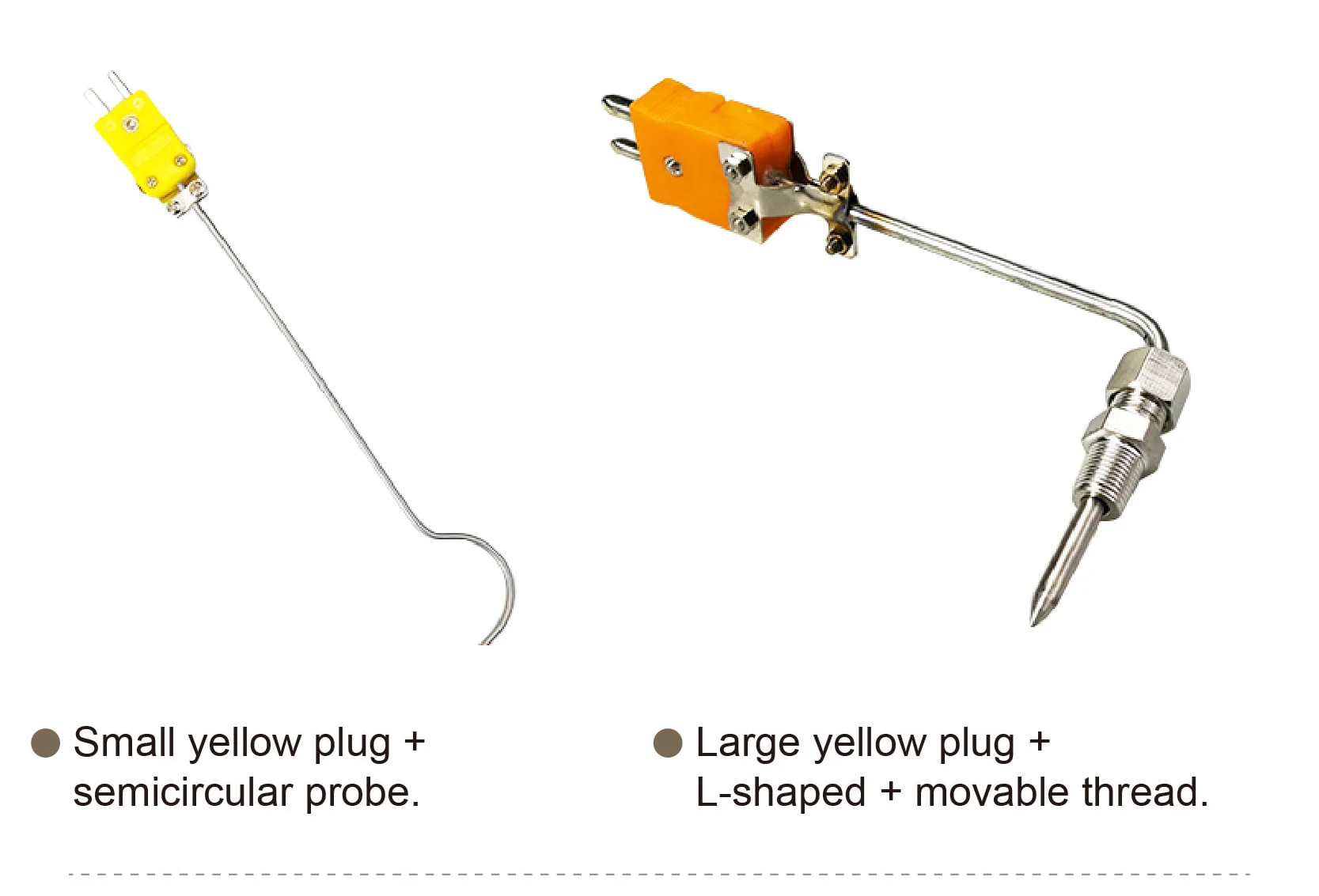 WRNK‑191 K type armored thermocouple sensor flexible stainless steel probe high