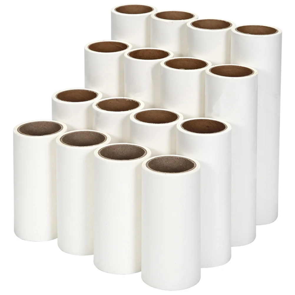 Fita de limpeza do papel pegajoso, Lint Roller Acessório, Rolos Tearable, 5 Pcs