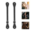 2pcs Pu Spur Straps Adjustable Boot Strap Western Man Woman Spur Straps Thigh High Boots Strap For Equestrian Supplies 5