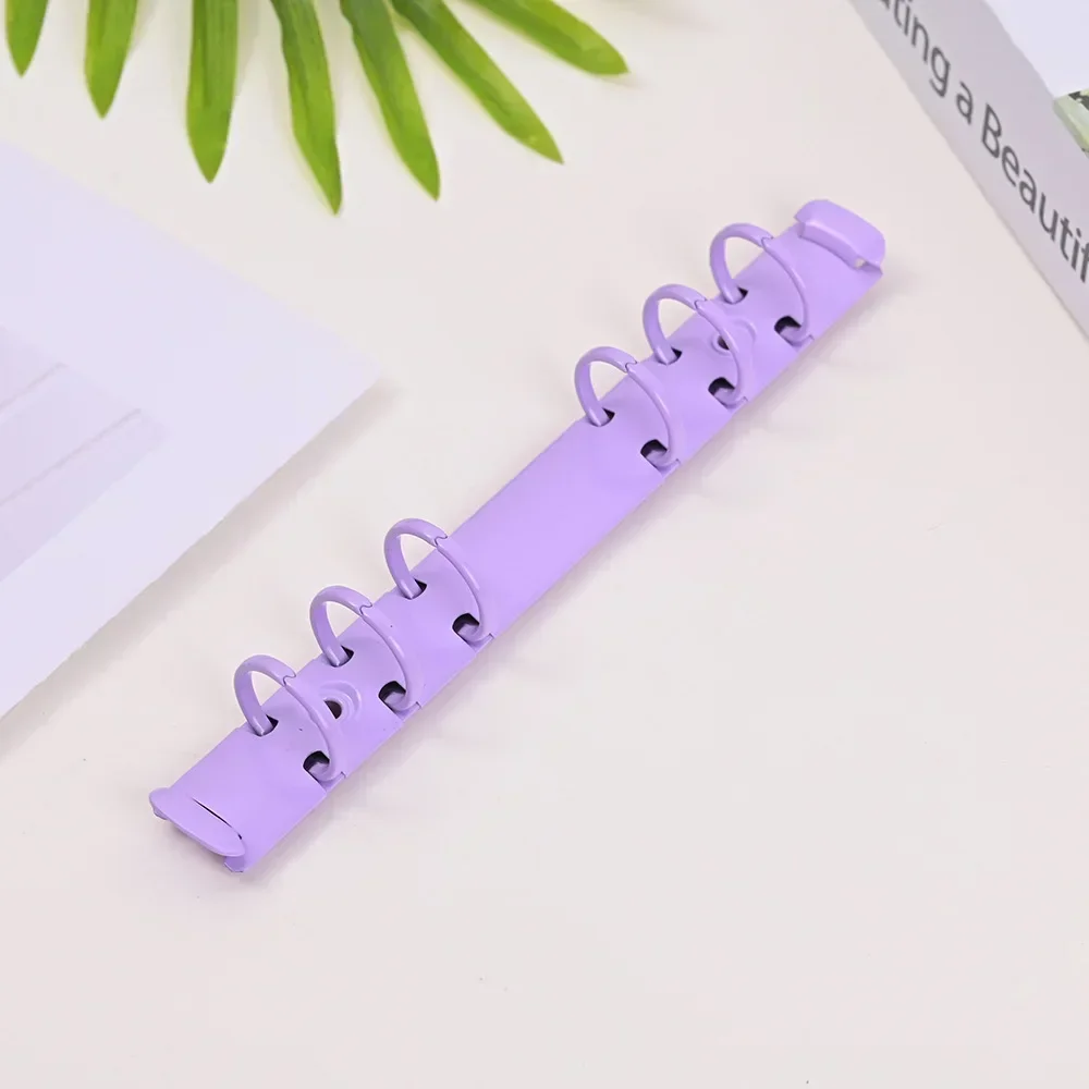 A6 Loose Leaf Binder Notebook 6 Hole Binding Clip Office Stationery Hardware DIY Budget Binder Metal Ring plastic binding rings metal ring binder metal binder ring loose leaf binding coil book binding supplies