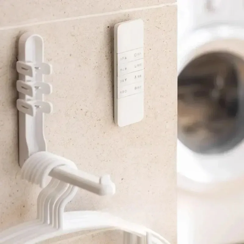 Multi-use Strong Magnetic Hooks Home Office Wall-mounted Remote Control Magnet Holder Keys Anti-Lost Hanging Organizer Hook