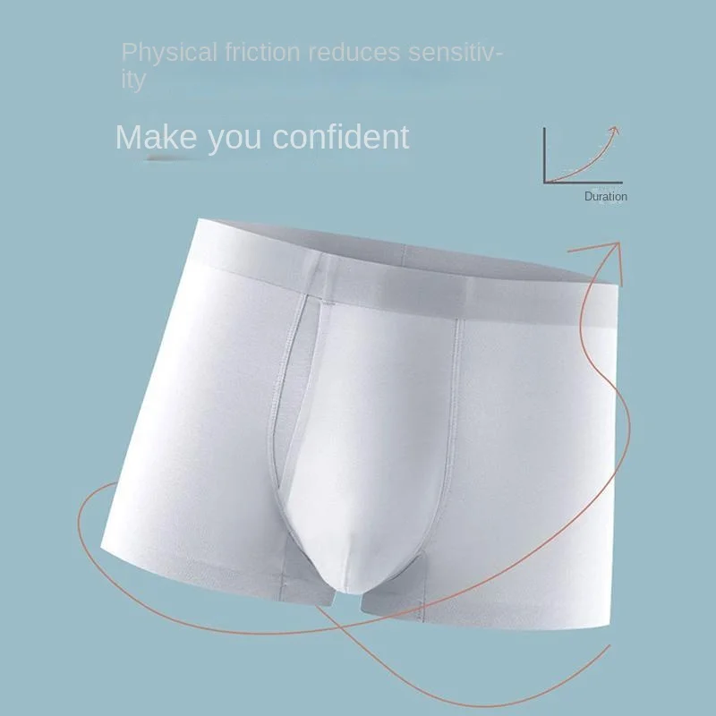 Separation Sexy Panties Penis Pants Men's Slim Fit Erotic Tools Underpants Masturbation Boxers Increase Sex Time Slip for Men