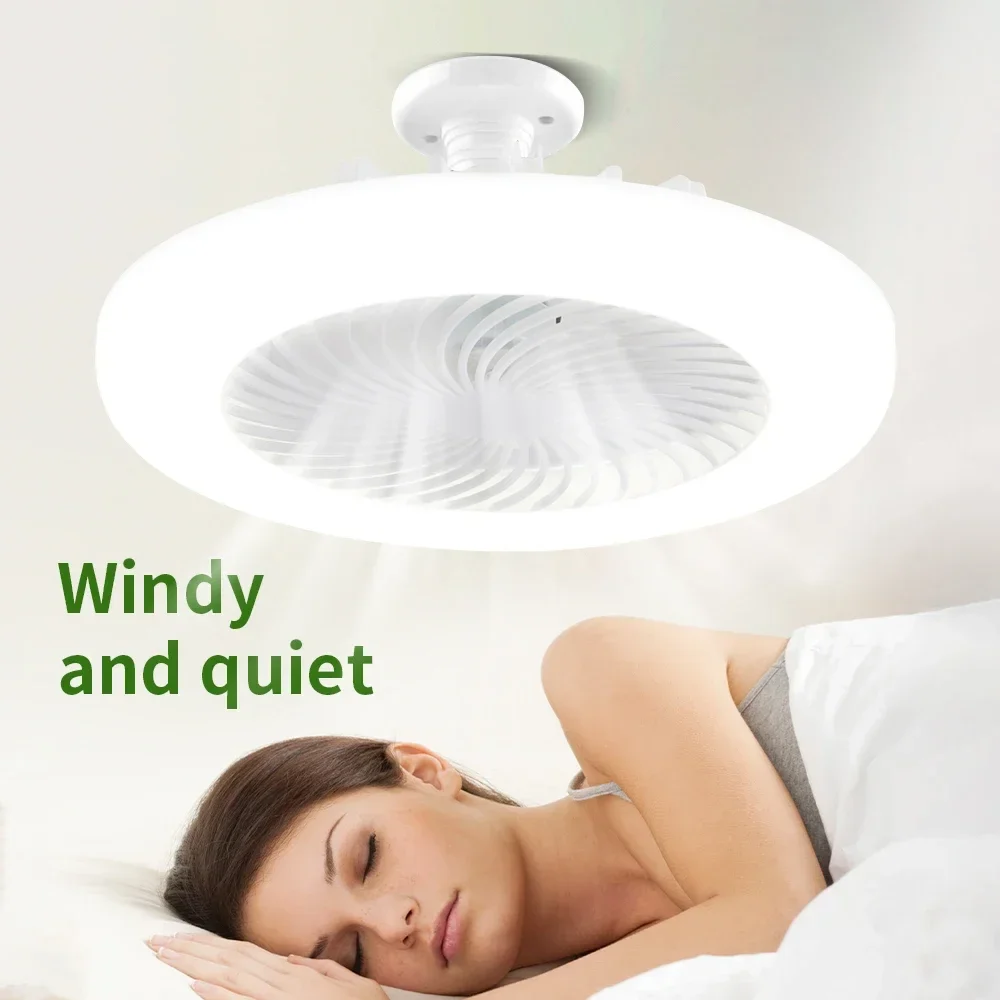 Ceiling Fan With LED Fan Light For Room Home Decor