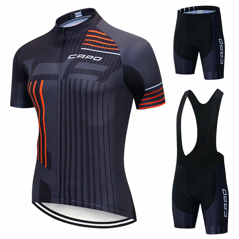 2022CyclingJerseySetCAPOQuickDryCyclingSetsRopaCiclismo