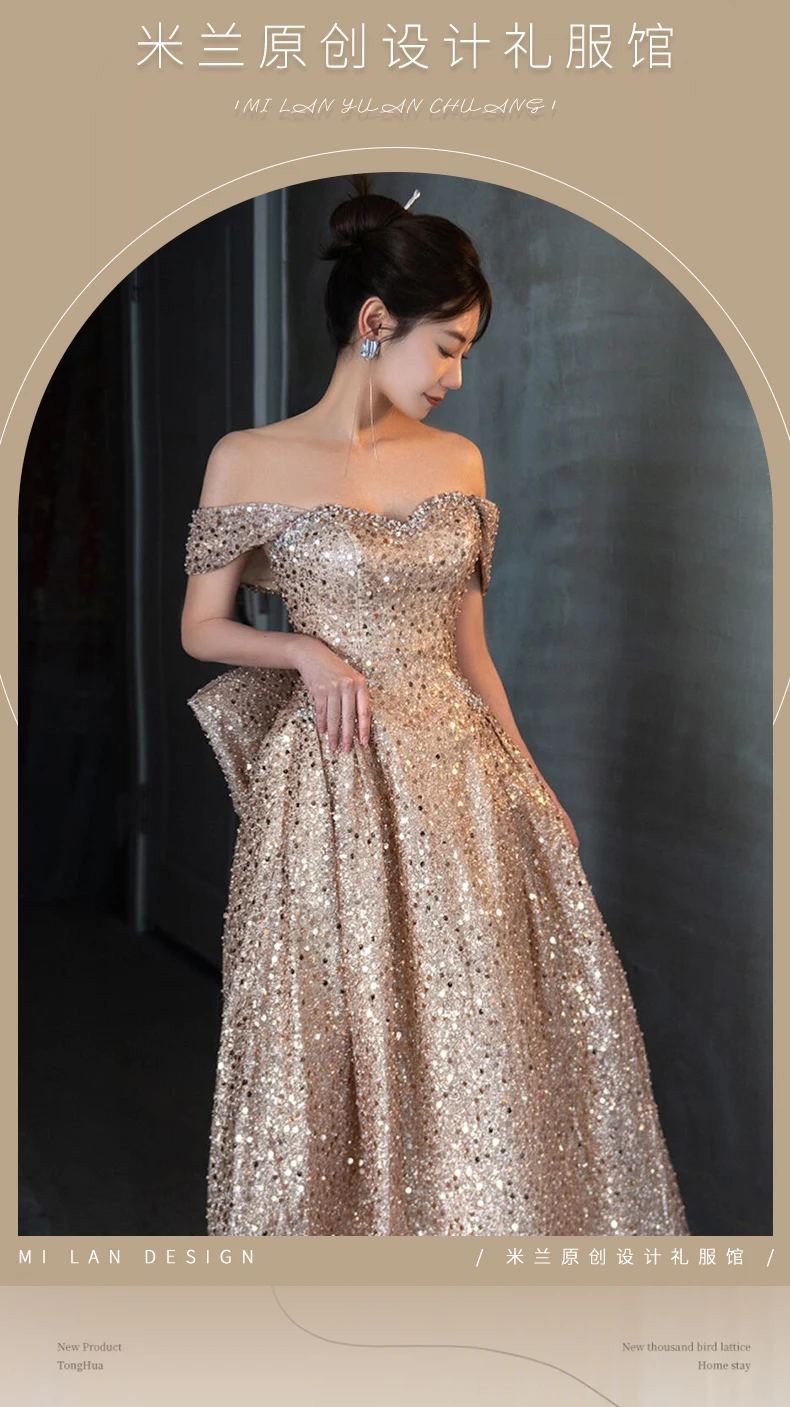 Radiant Muse One-Shoulder Gown Style