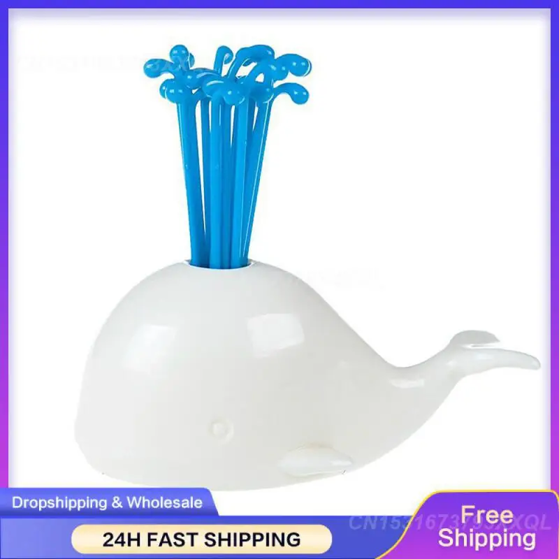 

Приспособления для фруктов и овощей, очаровательный Универсальный функциональный набор вилок для фруктов, красивые аксессуары для готовки белого кита