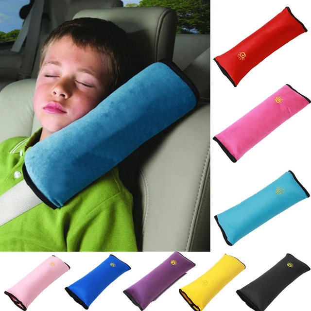 Coussin de ceinture de sécurité de voiture pour bébé, coussin de sécurité  de véhicule pour enfants, coussin de sauna doux pour enfants, 9 couleurs -  AliExpress