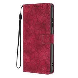 Luxe 3D Geperst Leren Telefoonhoesje